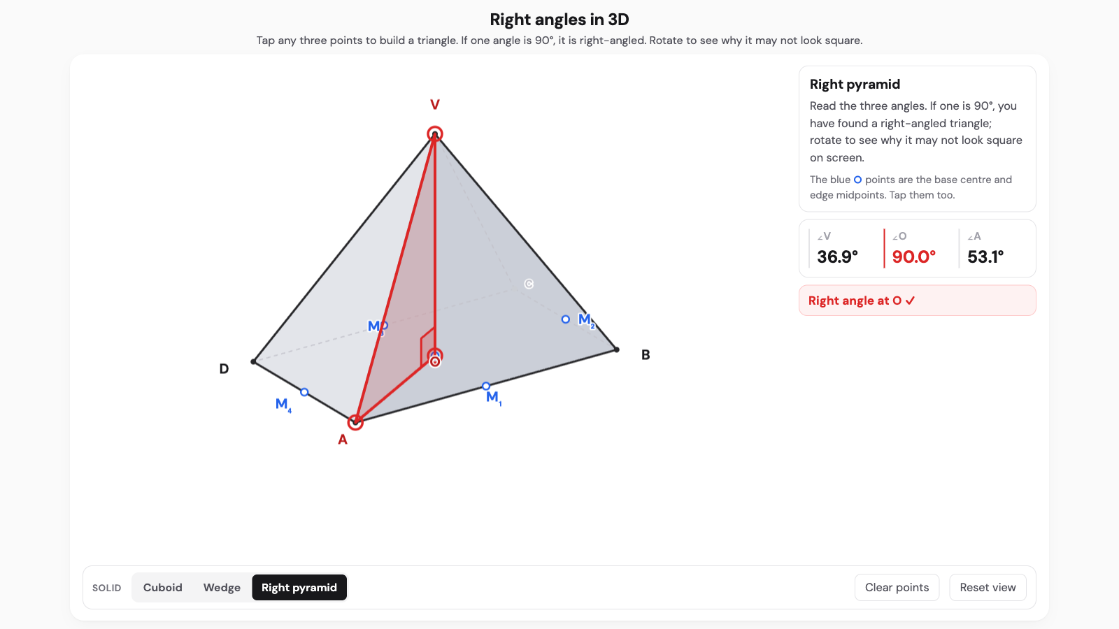 3D Right Angles interactive